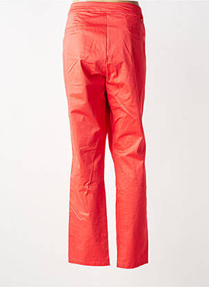 Pantalon slim tissage popeline taille normale rouge MADO ET LES AUTRES femme