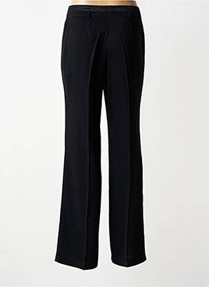 Pantalon flare taille à pinces taille haute noir GELCO femme