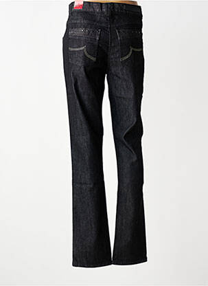 Jeans coupe slim tissage brut taille normale noir JENSEN femme