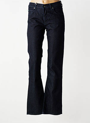 Jeans bootcut taille haute taille haute bleu MUSTANG femme