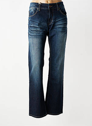 Jeans coupe droite stretch taille normale bleu MUSTANG femme