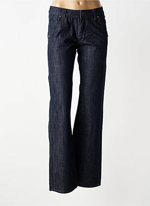 Jeans bootcut stretch taille basse bleu CARLOPIK femme