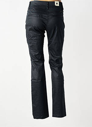 Pantalon slim tissage enduit taille normale noir JENSEN femme