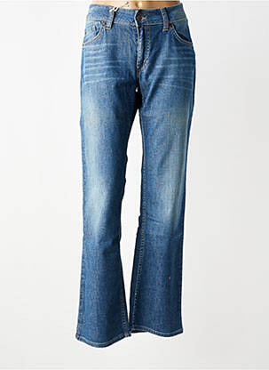 Jeans coupe droite stretch taille normale bleu MUSTANG femme
