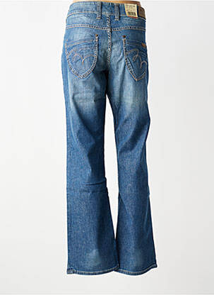 Jeans coupe droite stretch taille normale bleu MUSTANG femme