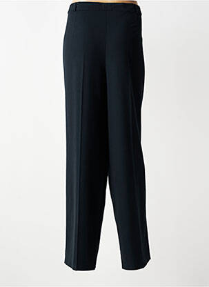 Pantalon droit tissage crêpe taille normale bleu GELCO femme