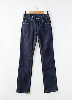 Jeans coupe slim tissage brut taille basse bleu MUSTANG femme