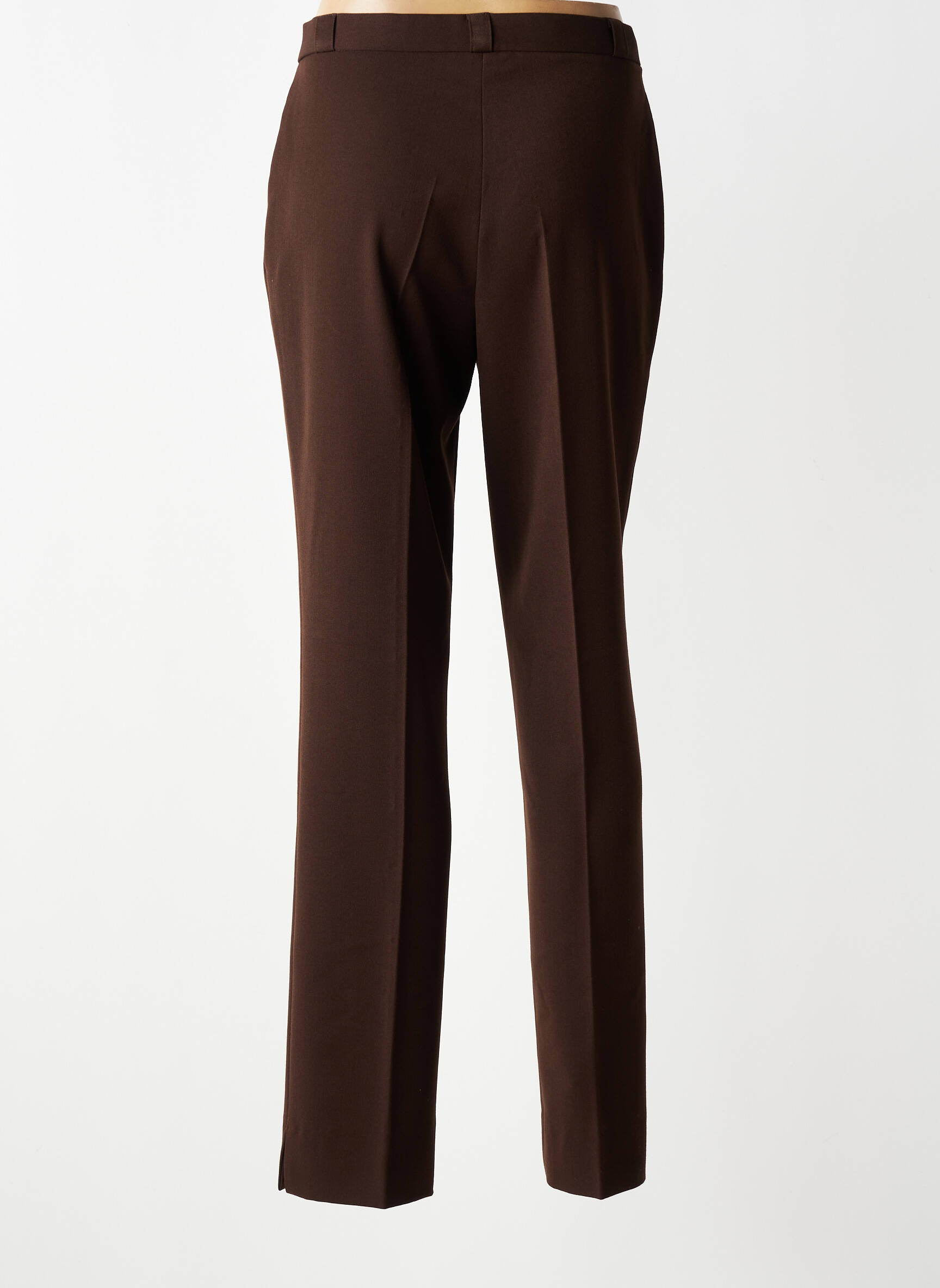 Pantalon slim taille normale taille normale marron QUATTRO femme
