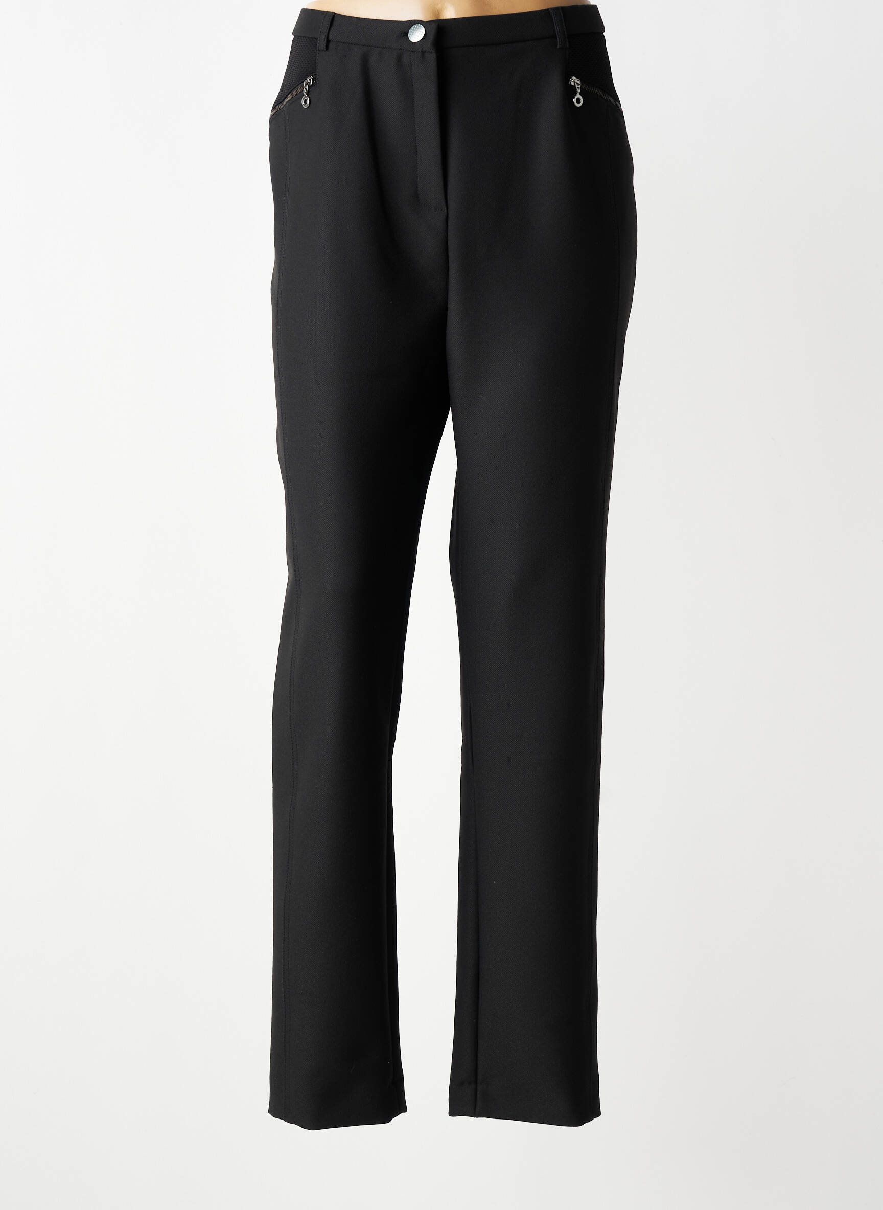 Pantalon slim taille normale taille normale noir PAUPORTÉ femme