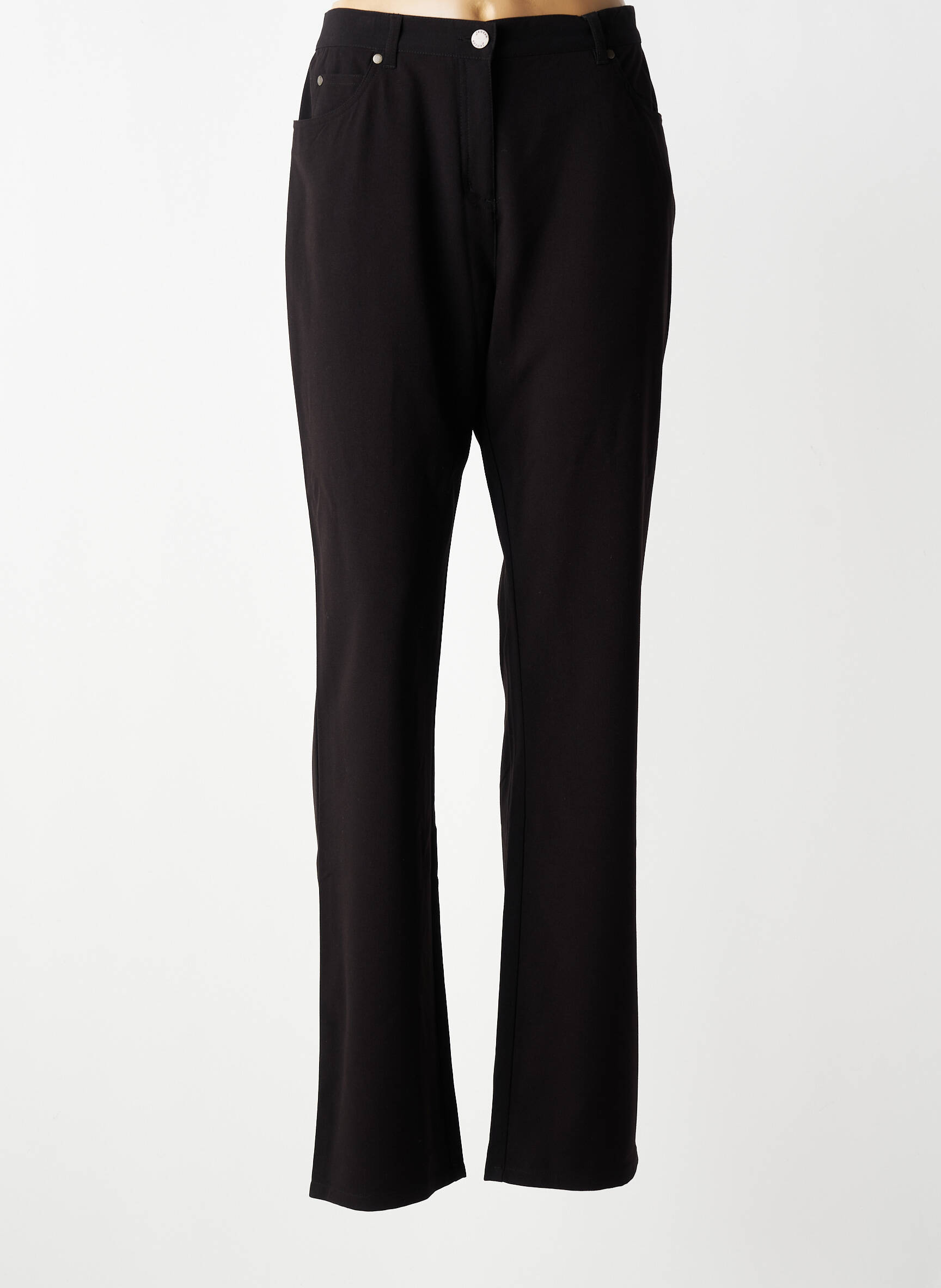 Jeans coupe slim stretch taille normale noir JENSEN femme