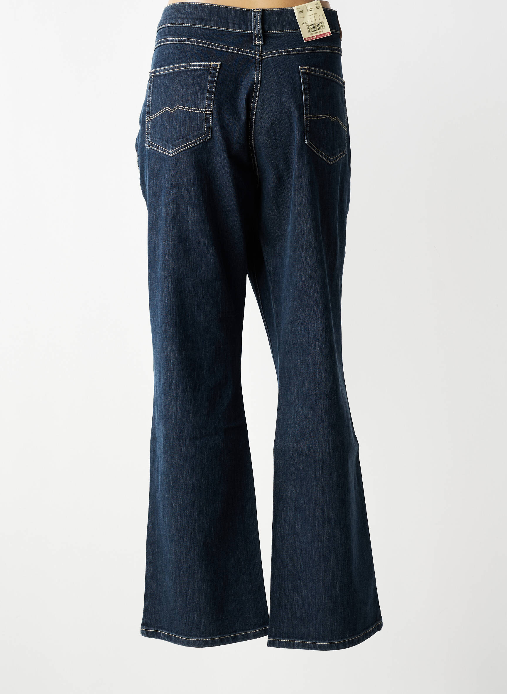 Jeans bootcut taille normale taille normale bleu MUSTANG femme