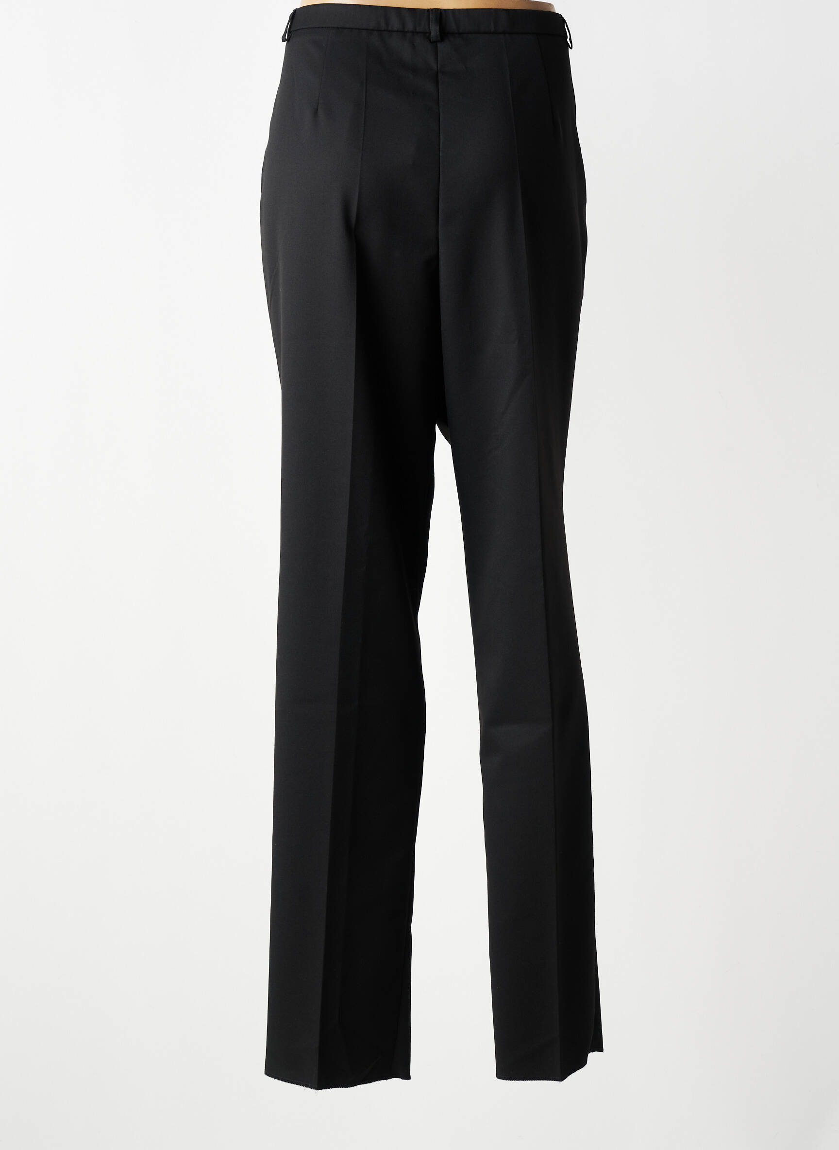 Pantalon slim tissage popeline taille normale noir PAUPORTÉ femme