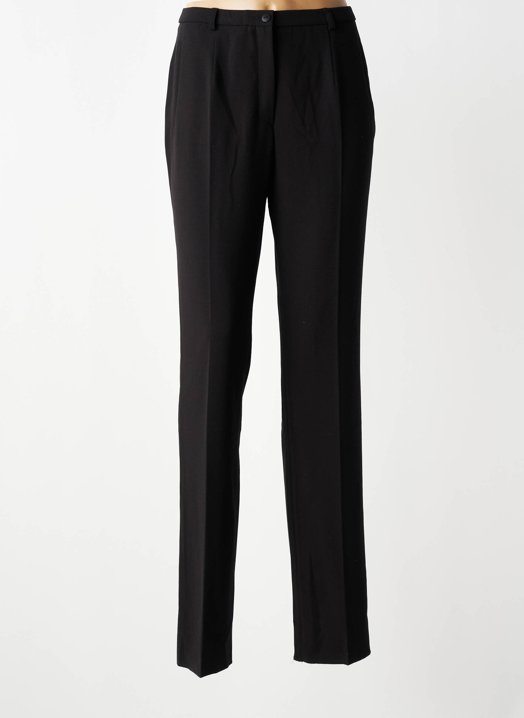 Pantalon slim taille haute taille haute noir PAUPORTÉ femme