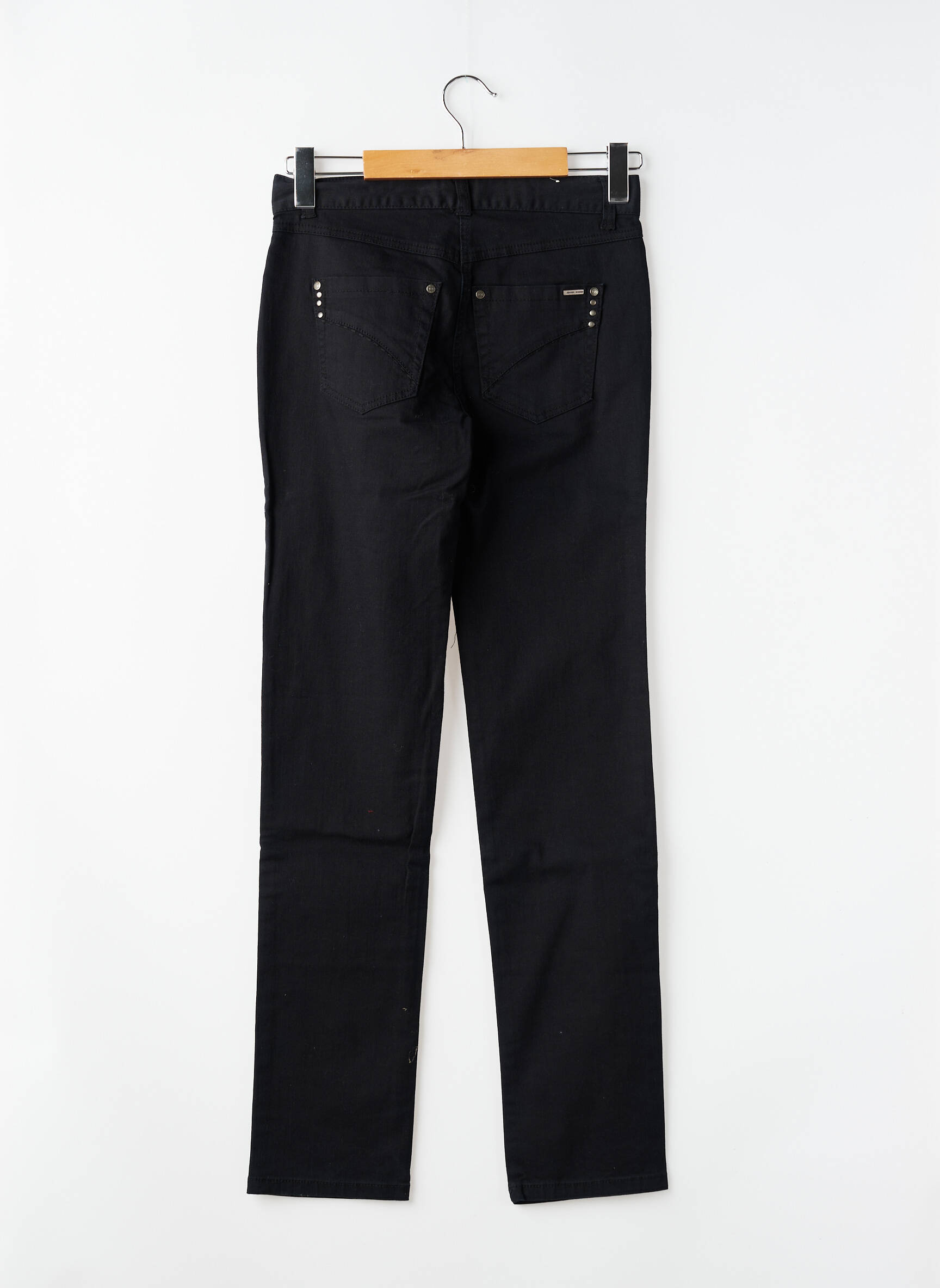 Jeans coupe slim stretch taille normale noir JENSEN femme