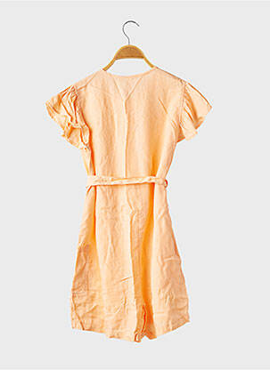 Combishort coupe cintrée manches courtes orange NAME IT fille