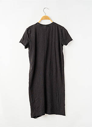 Robe mi-longue manches courtes manches courtes noir ONLY fille