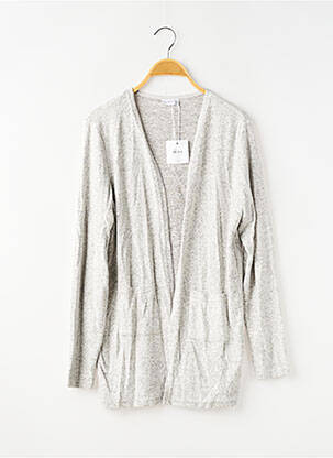 Gilet manches longues col v gris BASIC NEEDS BY NAME IT fille