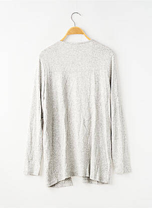 Gilet manches longues col v gris BASIC NEEDS BY NAME IT fille