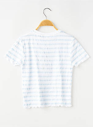 T-shirt coupe cintrée manches courtes bleu GARCIA fille