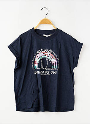 T-shirt stretch manches courtes bleu GARCIA fille