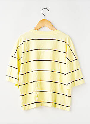 T-shirt stretch manches courtes jaune GARCIA fille