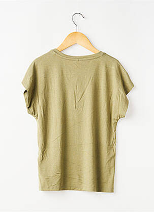 T-shirt stretch manches courtes vert ONLY fille