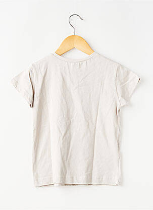 T-shirt coupe cintrée manches courtes gris MAYORAL fille