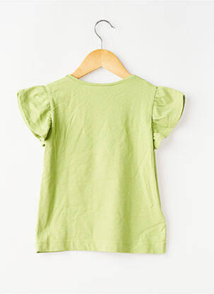 T-shirt stretch manches courtes vert MAYORAL fille