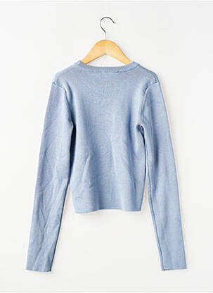 Pull maille fine manches longues bleu GARCIA fille