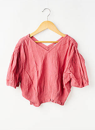 Blouse manches 3/4 rose MAYORAL fille