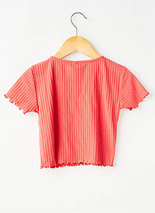 T-shirt stretch fines bretelles rouge ONLY fille