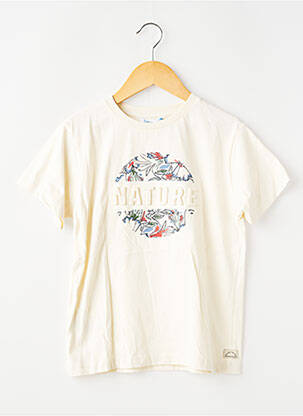 T-shirt stretch manches courtes beige MAYORAL fille
