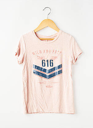 T-shirt stretch manches courtes rose NAME IT fille