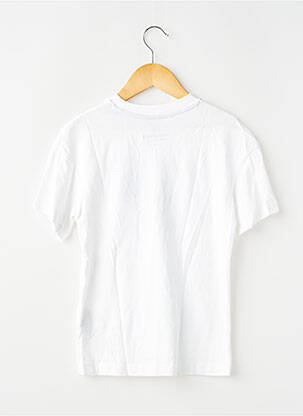 T-shirt stretch manches courtes blanc JACK & JONES garçon