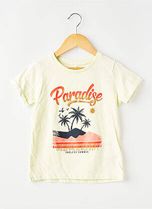 T-shirt stretch manches courtes jaune NAME IT fille