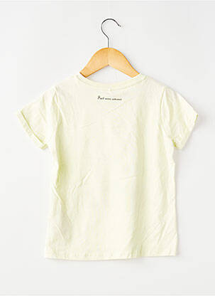 T-shirt stretch manches courtes jaune NAME IT fille