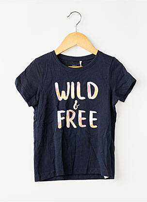 T-shirt stretch manches courtes bleu NAME IT fille