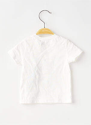 T-shirt stretch manches courtes blanc IKKS garçon