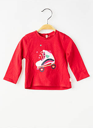 T-shirt stretch manches longues rouge BILLIEBLUSH fille