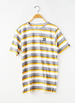 T-shirt stretch manches courtes jaune GARCIA garçon