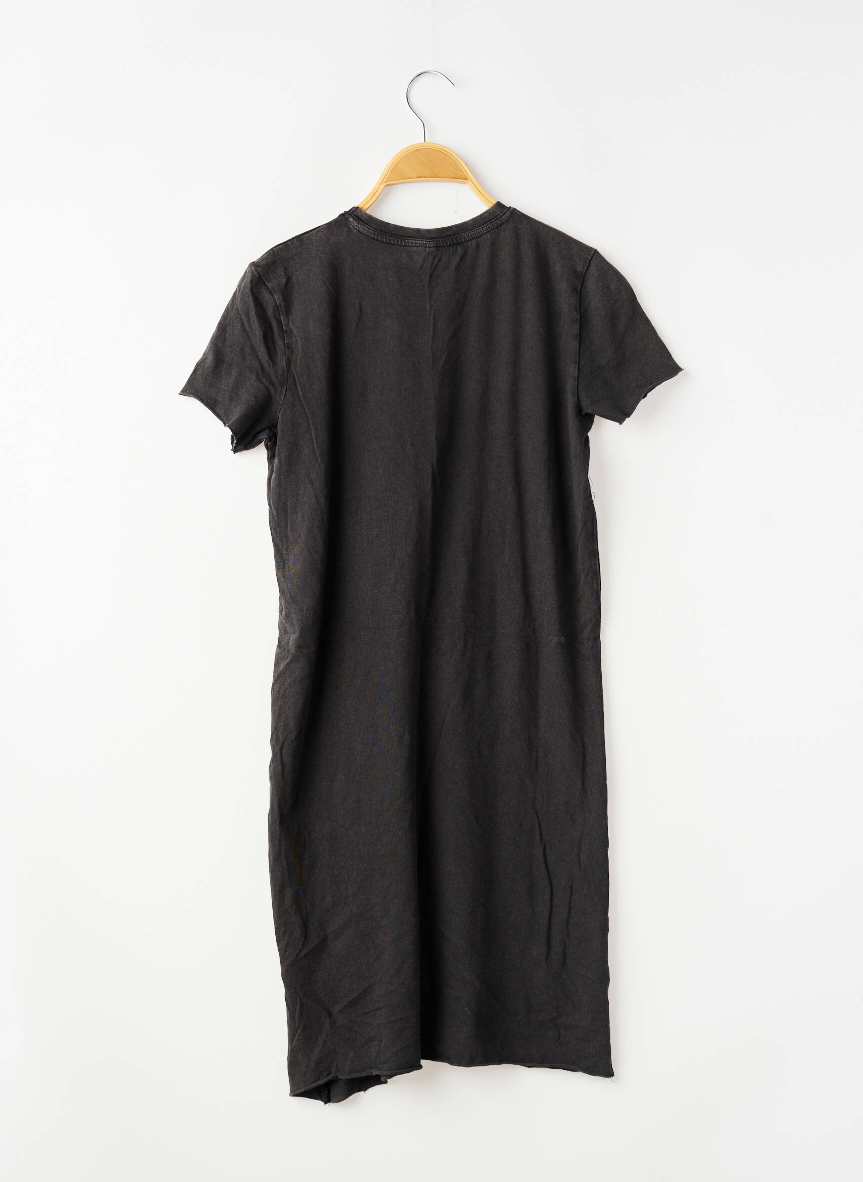 Robe mi-longue manches courtes manches courtes noir ONLY fille