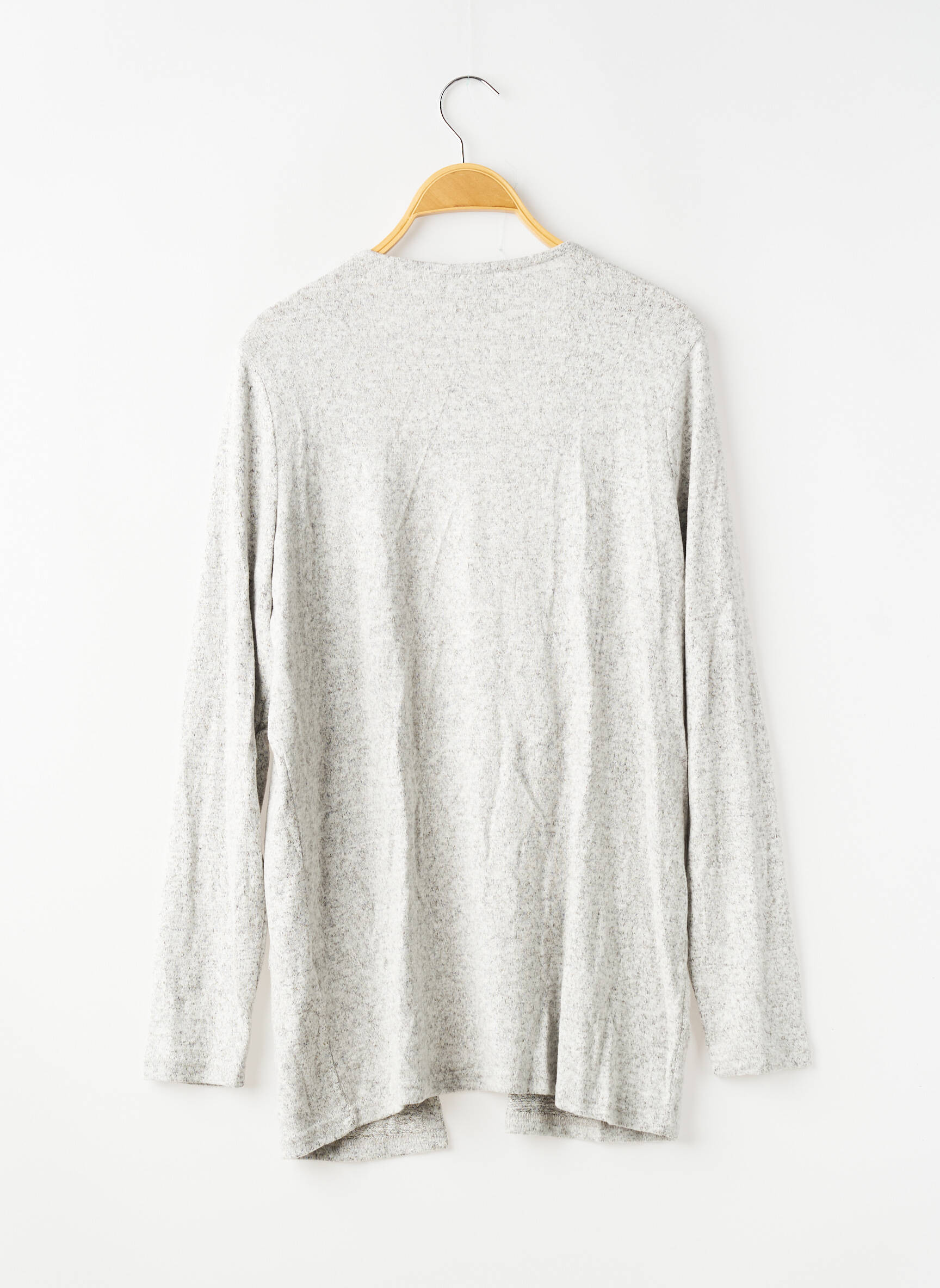 Gilet manches longues col v gris BASIC NEEDS BY NAME IT fille