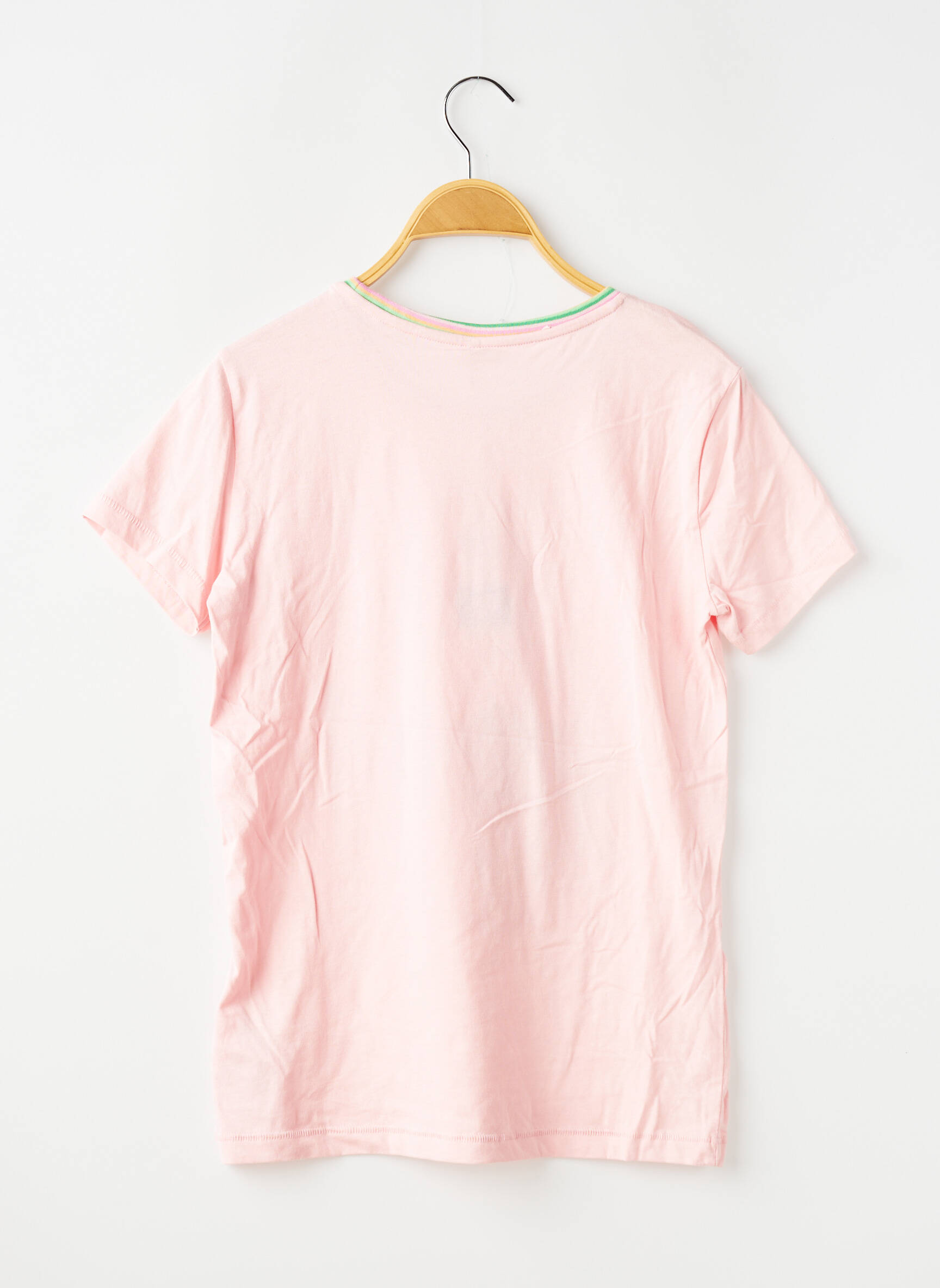T-shirt coupe cintrée manches longues rose ONLY fille