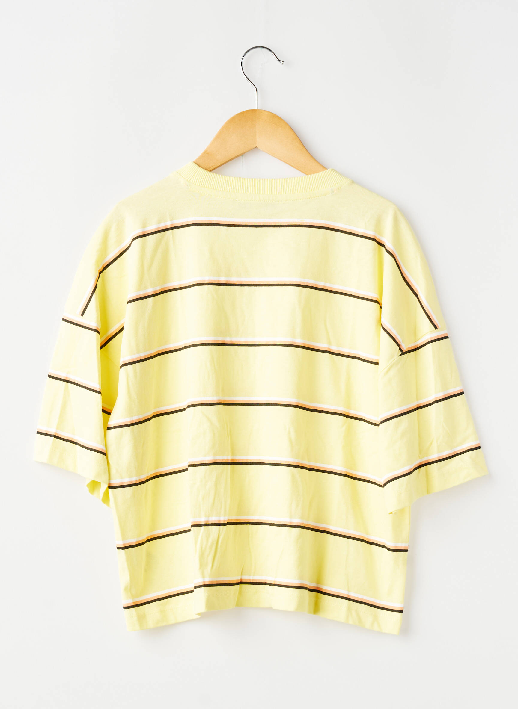 T-shirt stretch manches courtes jaune GARCIA fille