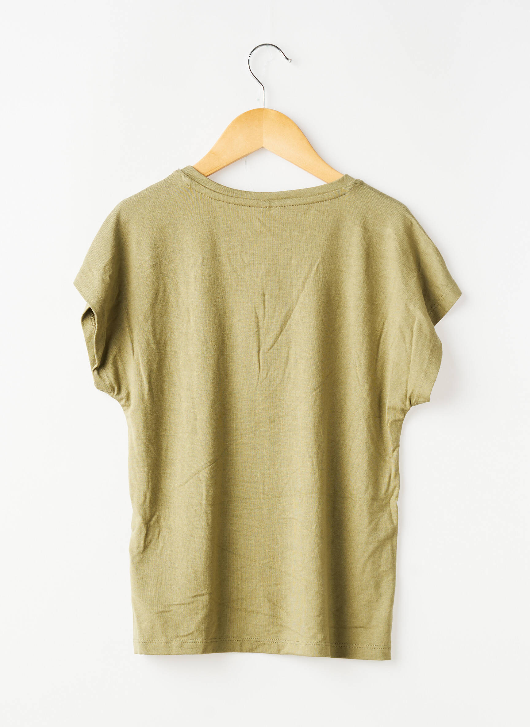 T-shirt stretch manches courtes vert ONLY fille