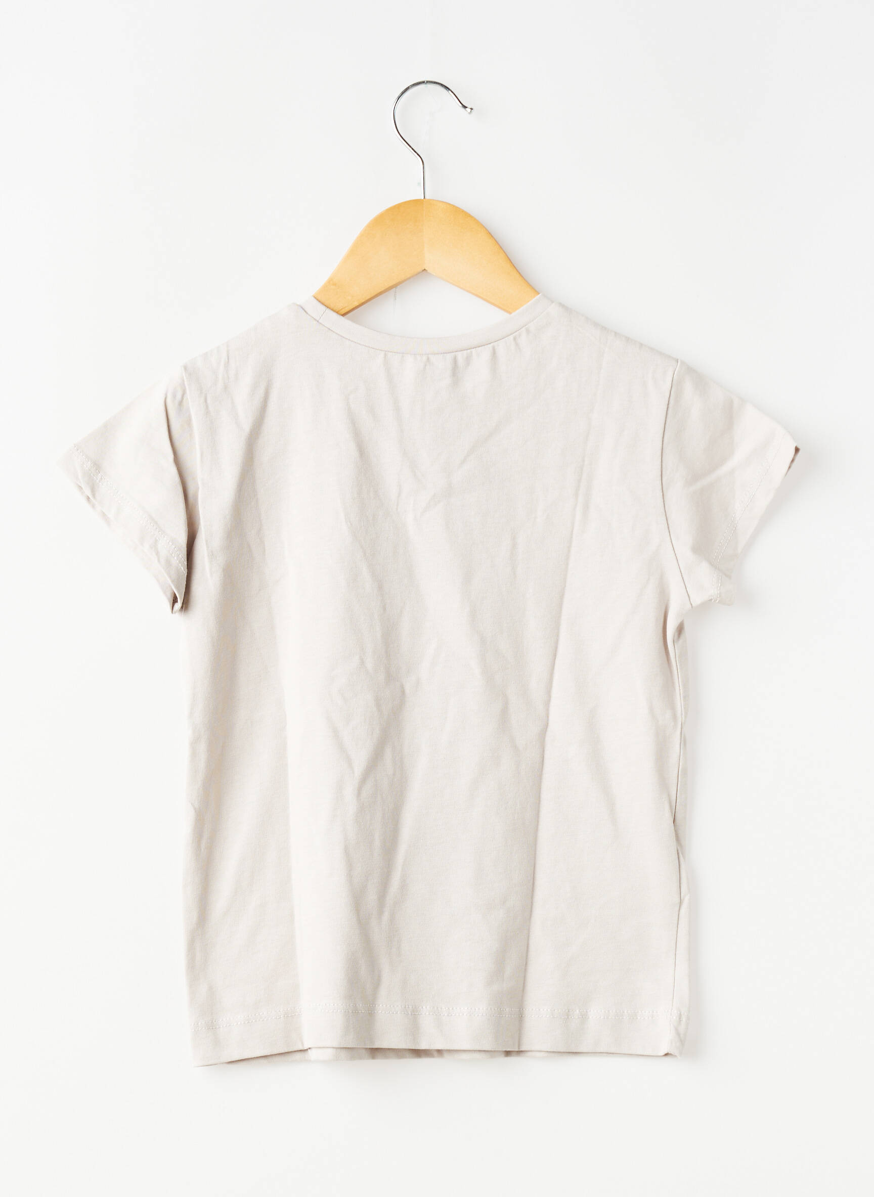 T-shirt coupe cintrée manches courtes gris MAYORAL fille