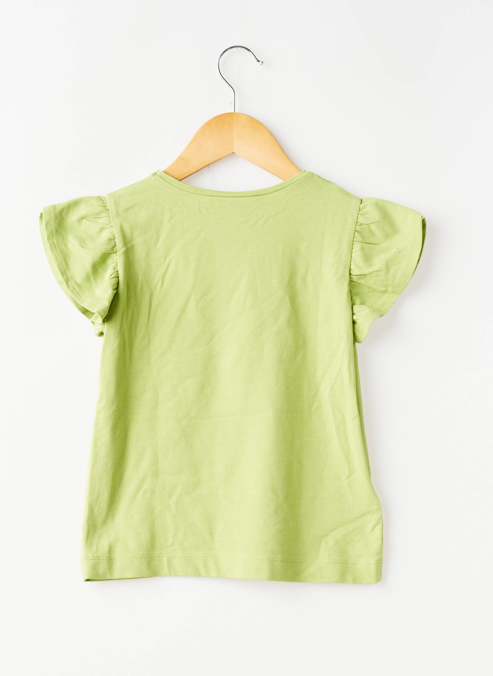 T-shirt stretch manches courtes vert MAYORAL fille