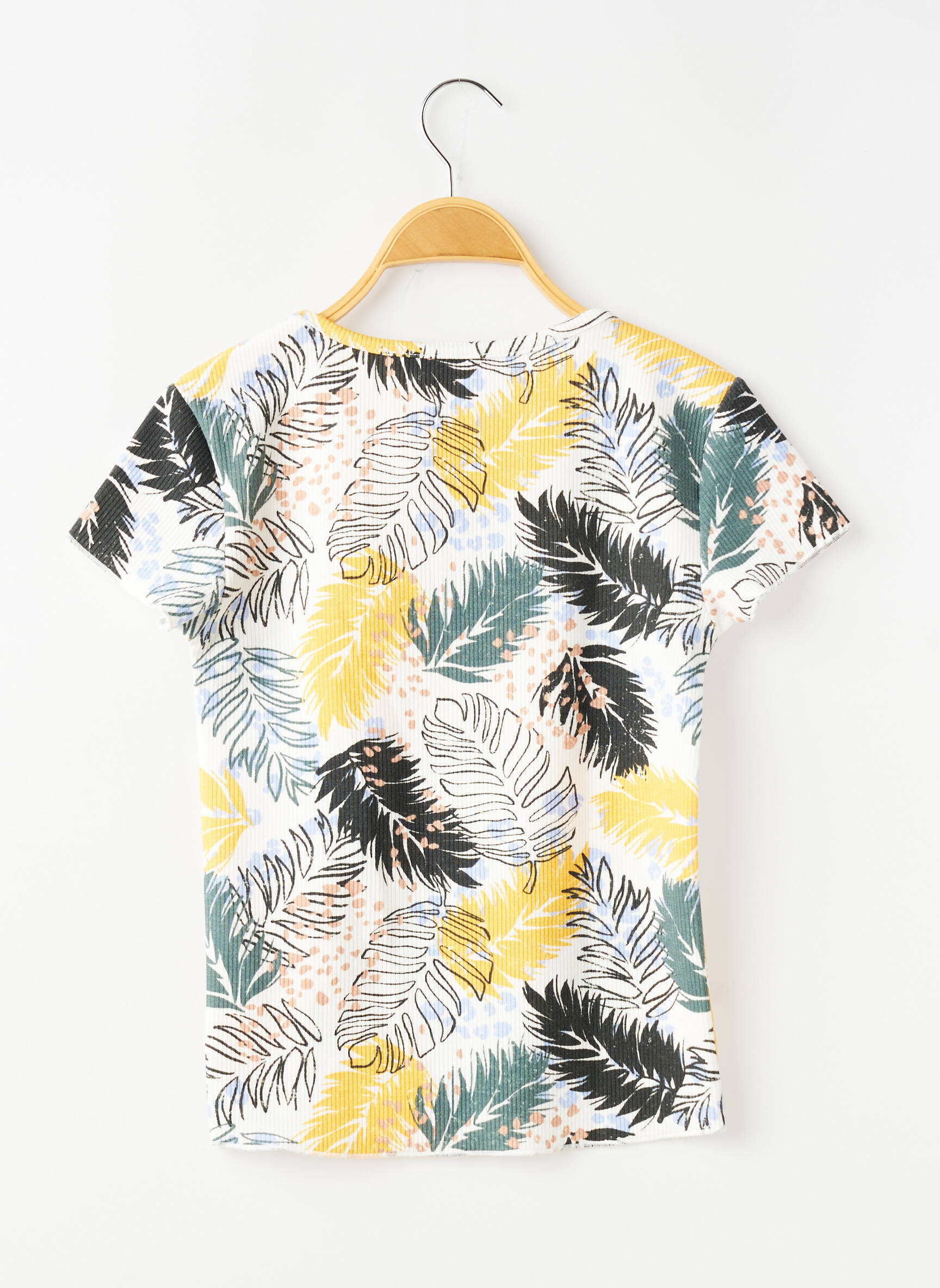 T-shirt coupe cintrée manches courtes gris GARCIA fille