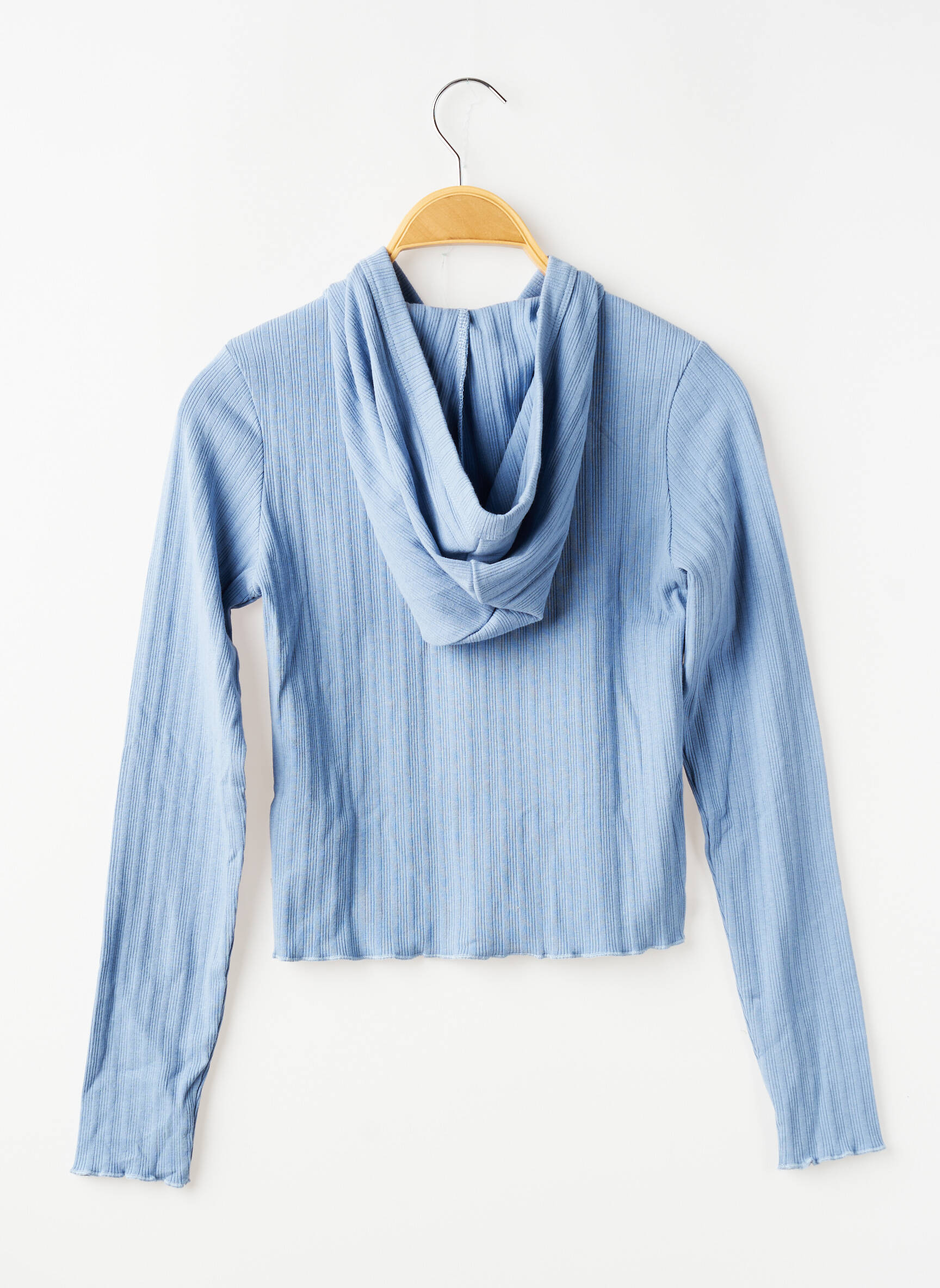 Gilet manches longues col rond bleu GARCIA fille
