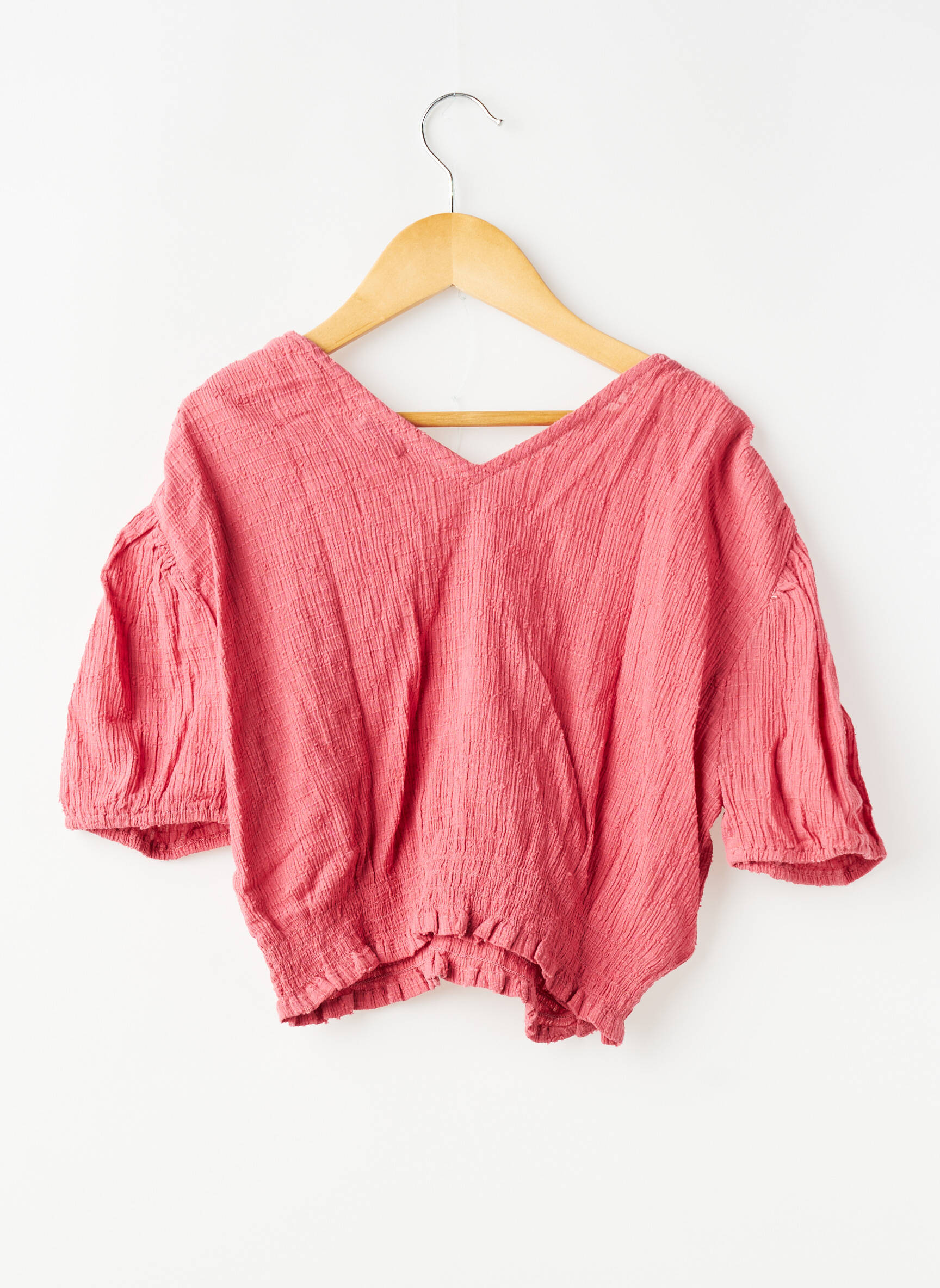 Blouse manches 3/4 rose MAYORAL fille